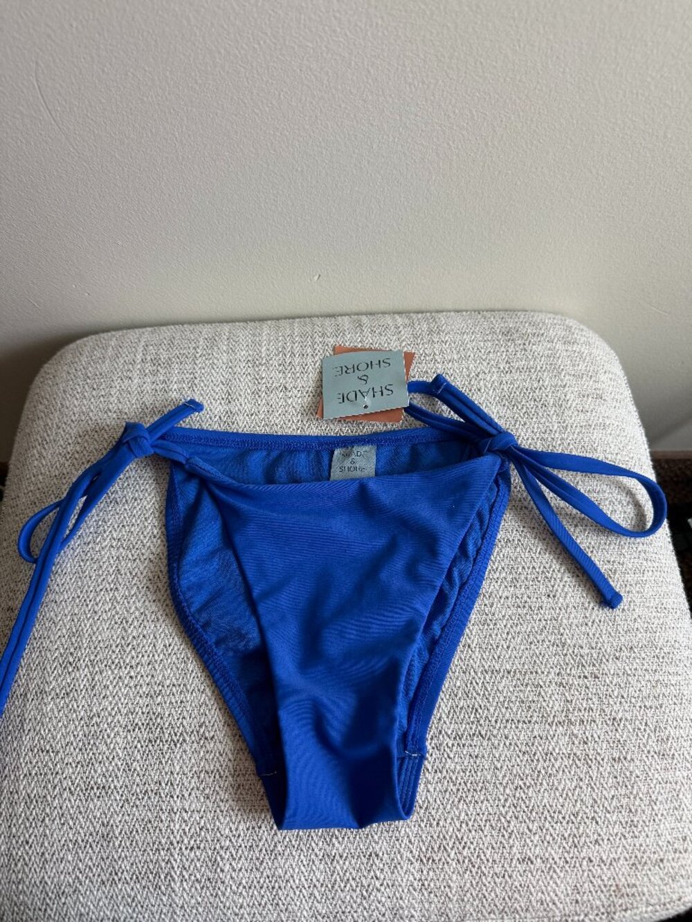 wild fable blue bikini bottom with side ties. NWT